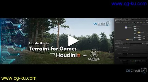 CGCircuit – Intro to Terrains in Houdini and Unreal的图片1