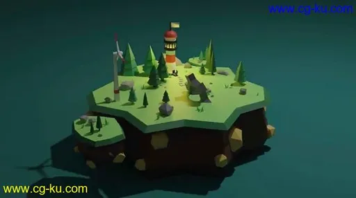 Skillshare – Create A Sky Island In Blender 2.8的图片1