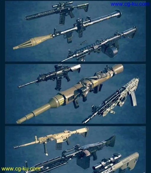Military Weapons Bundle的图片1