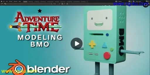 Skillshare – Create A 3D Model Of BMO From Adventure Time In Blender的图片1