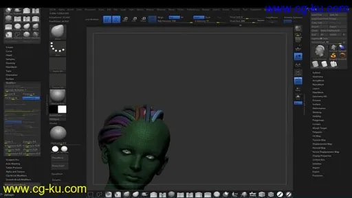 Skillshare – Make Very Own Custom Hair Brush And Hairstyle To Your Character In Zbrush的图片1