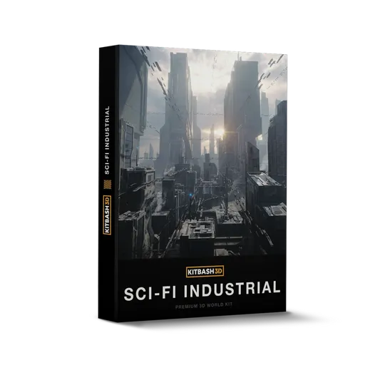 Kitbash3D – Sci-Fi Industrial的图片1