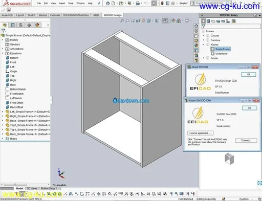 EFICAD SWOOD 2020 SP1.0 x64 for SolidWorks的图片2
