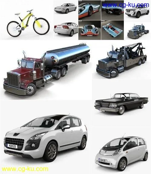 Car 3D Models Bundle April 2020的图片1