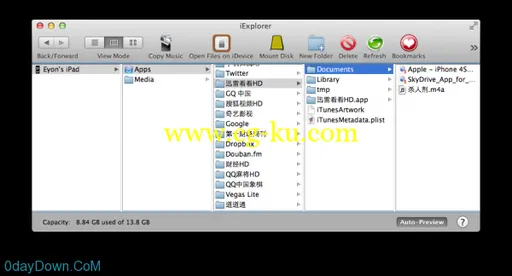 iExplorer 3.2.1.7 MacOsX 免iTunes同步的图片3