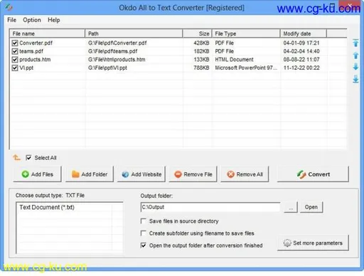 Okdo All to Text Converter 5.8的图片1