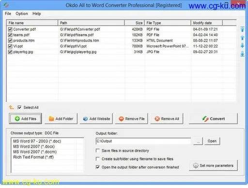 Okdo All to Word Converter Professional 5.8的图片1