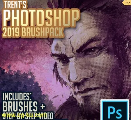 Gumroad – Trent Photoshop Brushpack 2019的图片1