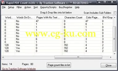 Traction Software Rapid PDF Count 4.03 x86/x64的图片1