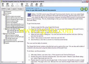 Softany WinCHM Pro 4.4.7 CHM制作软件的图片1