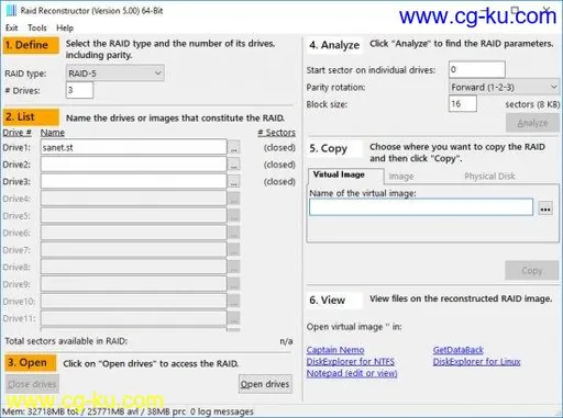 Runtime RAID Reconstructor 5.00的图片1