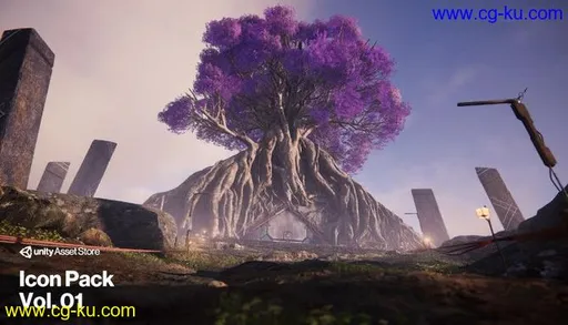 Unity Asset – Buried Memories Volume 1: Yggdrasil – Icon Pack的图片1