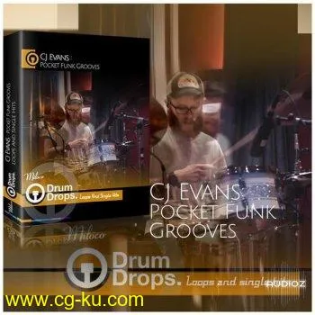 DrumDrops CJ Evans Pocket Funk Vol 1 Loops and Hits Pack WAV-DECiBEL的图片1