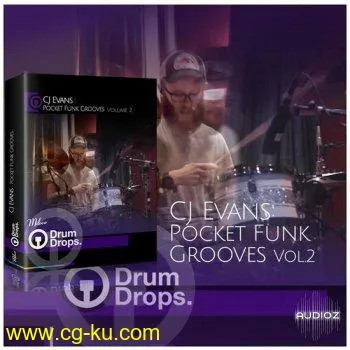 DrumDrops CJ Evans Pocket Funk Vol 2 Loops and Hits Pack WAV-DECiBEL的图片1