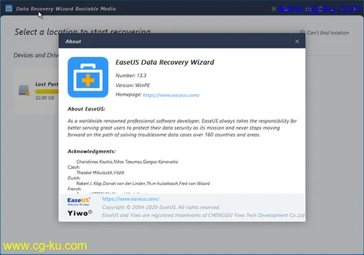 EaseUS Data Recovery Wizard 13.3 x64 WinPE的图片1