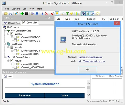 USBTrace 2.8.0.80 x86/x64的图片2