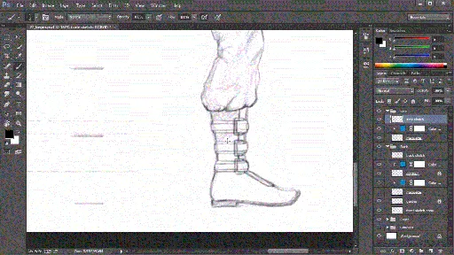 Drawing Character Model Sheets in Photoshop 绘制三视图教程的图片2