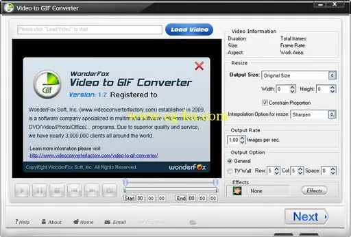 WonderFox Video to GIF Converter 1.2的图片1