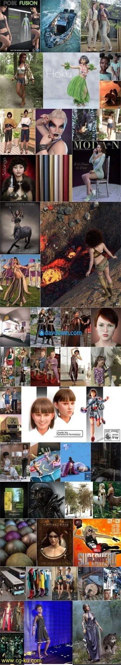 Daz 3D, Poser Bundle 2 May 2020的图片1