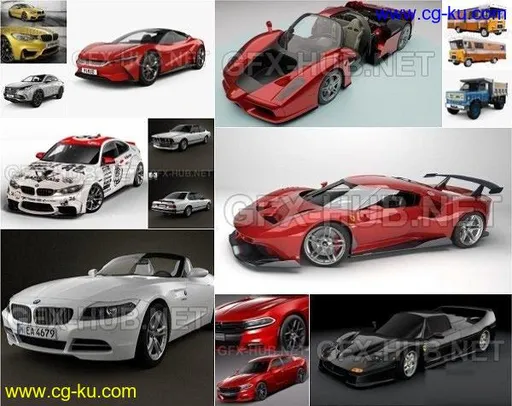 Car 3D Models Bundle May 2020的图片1