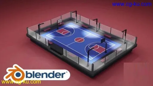 Skillshare – Create A Basketball Court With Blender的图片1