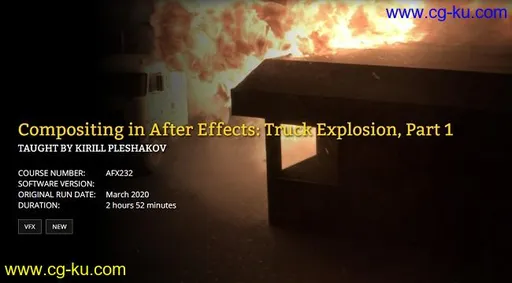 FXPHD – AFX232 – Compositing In After Effects Truck Explosion Part 1的图片1