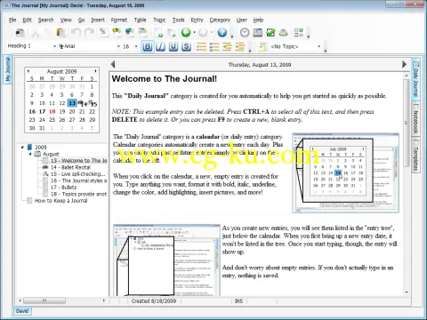 The Journal 6.0.0.739 Portable的图片1