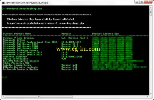 Windows License Key Dump 2.0 Final + portable的图片1