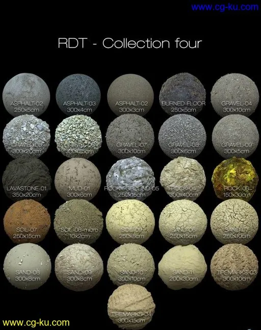 Substance Store – RDT Collection 4 (Real Displacement Textures)的图片1