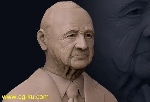 Sculpting a Realistic Bust in ZBrush的图片1