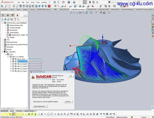 SolidCAM 2020 SP3 for SolidWorks 2012-2020 x64的图片1