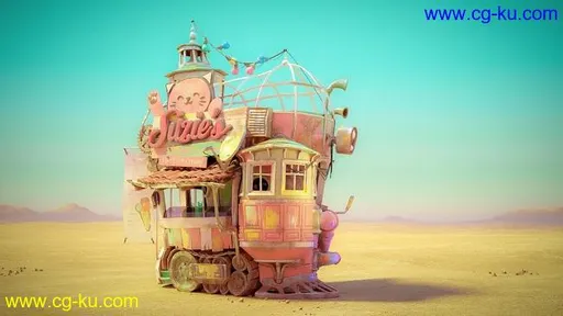 Blender Cloud – Fantasy Vehicle Creation的图片1