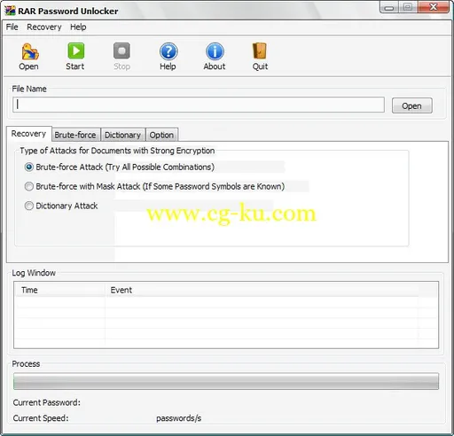 RAR Password Unlocker 5.0.0.0的图片1