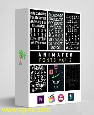 Tropic Colour – Animated Fonts Vol. 2的图片1