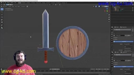 Creating a Sword and Shield in Blender的图片1