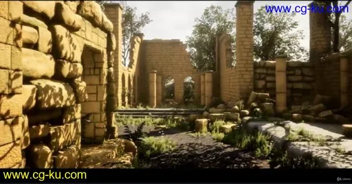 Ancient Ruins 3D Game Environment in Blender by Victory3D的图片1