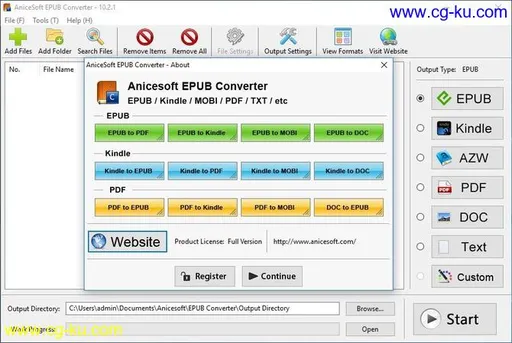 AniceSoft EPUB Converter 20.6.1的图片1