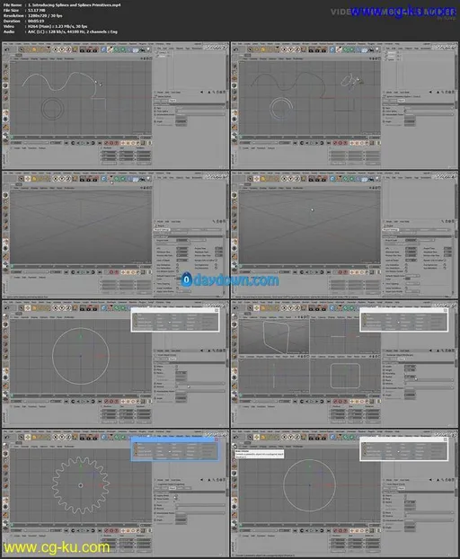 Spline Modeling Fundamentals in CINEMA 4D的图片2