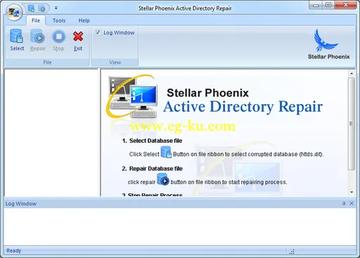 Stellar Phoenix Active Directory Repair 1.0.0.0的图片1