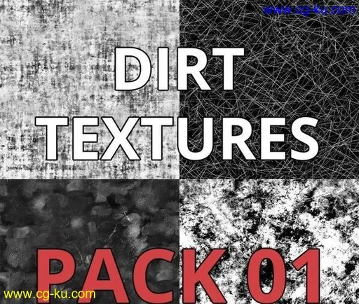 3DCollective – Pack 01 – Dirt Textures的图片1