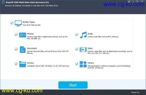Rcysoft USB Flash Drive Data Recovery Pro 8.8.0.0 Multilingual的图片1