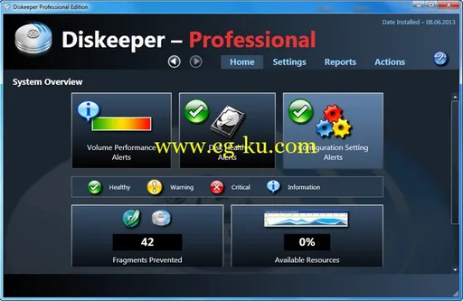 Diskeeper Professional 2012 16.0.1017.0 “Fixed” + Portable