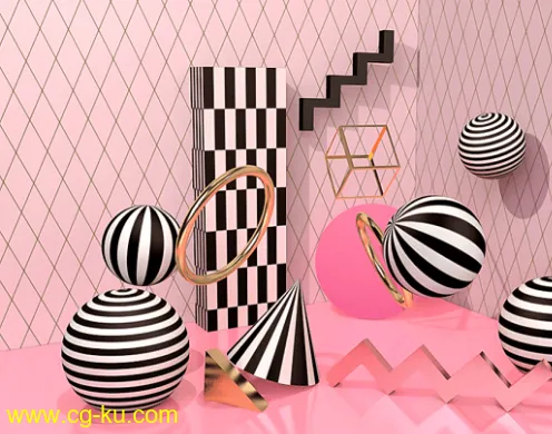 Skillshare – Geometric Shapes in Cinema 4D: Create Your Own 3D World的图片1