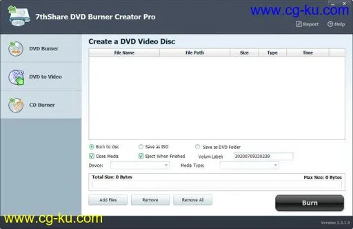 7thShare DVD Burner Creator Pro 1.3.1.4 Multilingual的图片1