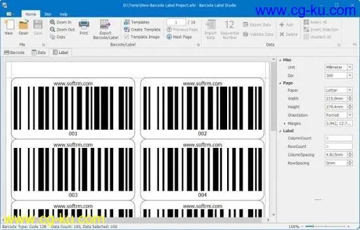 Softrm Barcode Label Studio 2.0.0的图片1