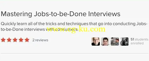 Udemy – Mastering Jobs-to-be-Done Interview的图片1