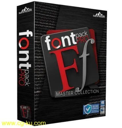 Summitsoft FontPack Pro Master Collection 2020的图片1