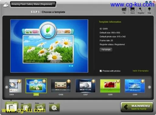 Amazing Flash Gallery Maker 2.5.0的图片1