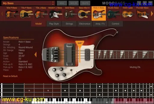 IK Multimedia MODO BASS v1.5.2 MacOS的图片1