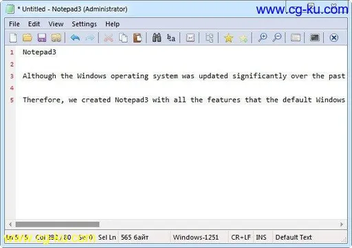 Notepad3 5.20.722.1 Multilingual的图片1